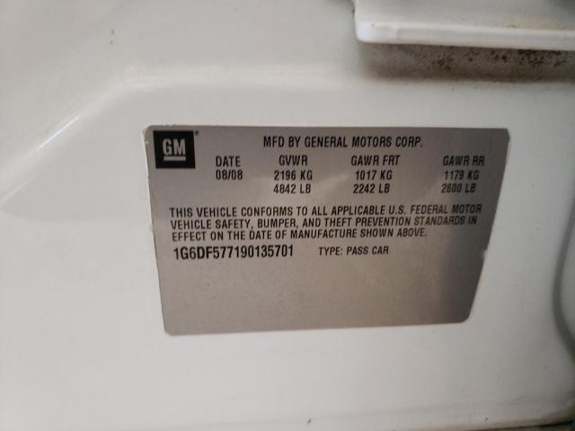 Photo 10 from auction – 2009 CADILLAC CTS with VIN 1G6DF577190135701