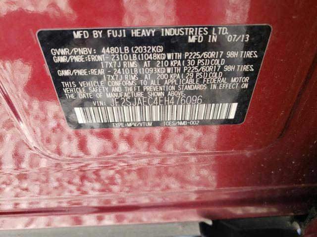 Photo 10 from auction – 2014 SUBARU FORESTER 2 with VIN JF2SJAEC4EH476096
