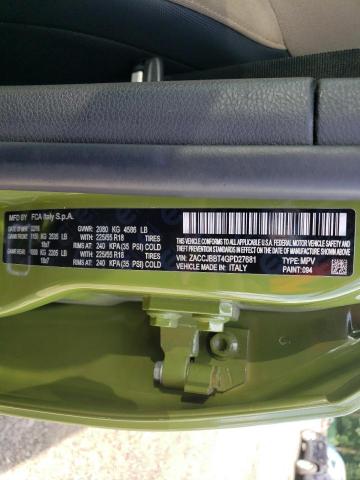 Photo 10 from auction – 2016 JEEP RENEGADE L with VIN ZACCJBBT4GPD27681