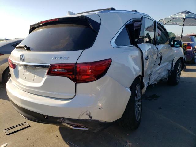 Photo 4 from auction – 2016 ACURA MDX TECHNO with VIN 5FRYD3H49GB018894