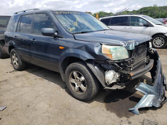 HONDA PILOT EX 2006 with VIN 2HKYF18486H531599 - Photo from auction
