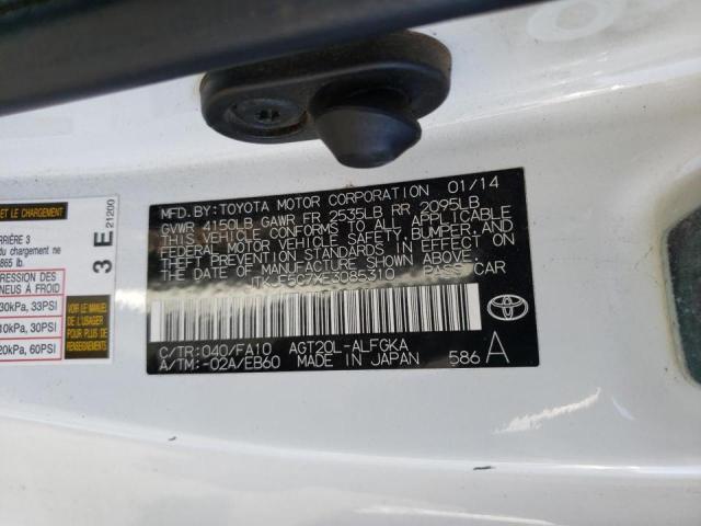 Photo 10 from auction – 2014 TOYOTA SCION TC with VIN JTKJF5C7XE3085310