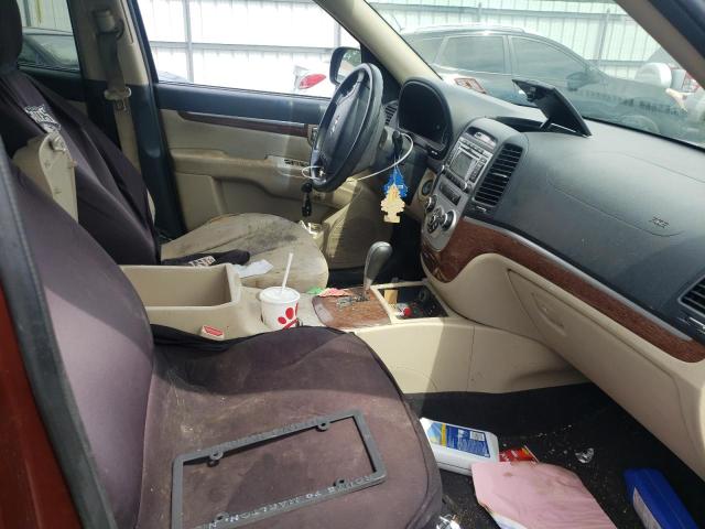 Photo 5 from auction – 2009 HYUNDAI SANTA FE G with VIN 5NMSG13D39H233330