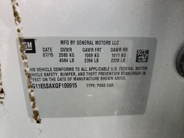 Photo 10 from auction – 2016 CHEVROLET MALIBU LIM with VIN 1G11E5SAXGF109915