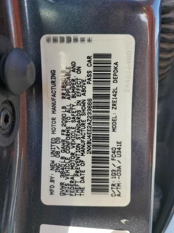 Photo 10 from auction – 2010 TOYOTA COROLLA BA with VIN 1NXBU4EE2AZ233666