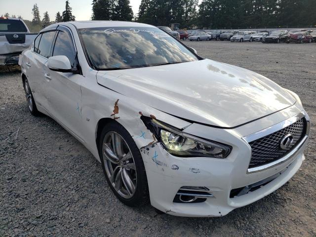 INFINITI Q50 BASE 2014 with VIN JN1BV7AR6EM708157 - Photo from auction