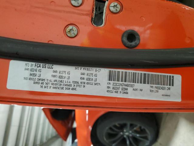 Photo 10 from auction – 2017 DODGE CHALLENGER with VIN 2C3CDZAG7HH665927
