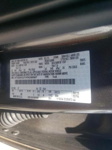 Photo 10 from auction – 2015 FORD F150 SUPER with VIN 1FTEW1CF1FKD65567