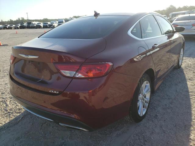 Photo 4 from auction – 2016 CHRYSLER 200 LIMITE with VIN 1C3CCCAG7GN100941