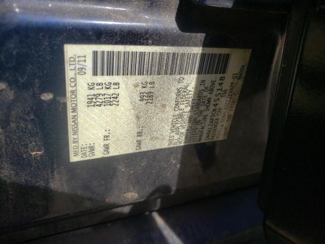 Photo 10 from auction – 2012 NISSAN ALTIMA BAS with VIN 1N4AL2AP3CN455148