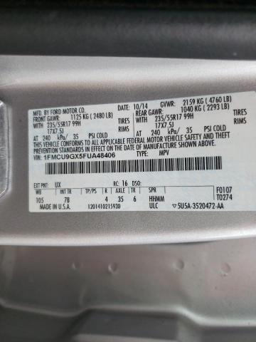Photo 10 from auction – 2015 FORD ESCAPE SE with VIN 1FMCU9GX5FUA48406