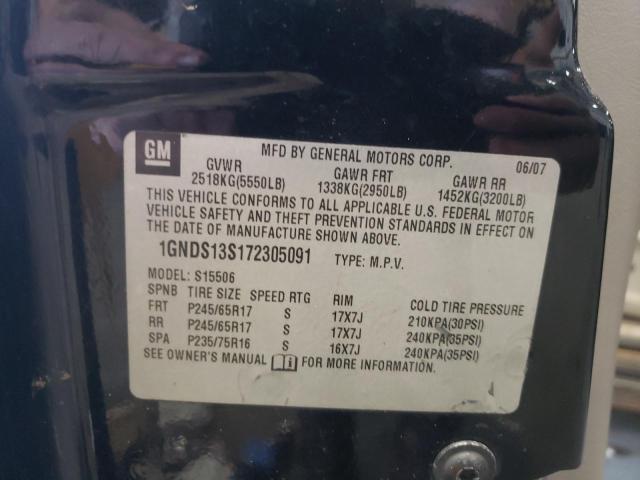 Photo 10 from auction – 2007 CHEVROLET TRAILBLAZE with VIN 1GNDS13S172305091