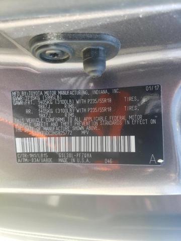 Photo 10 from auction – 2017 TOYOTA SIENNA XLE with VIN 5TDYZ3DC2HS825772