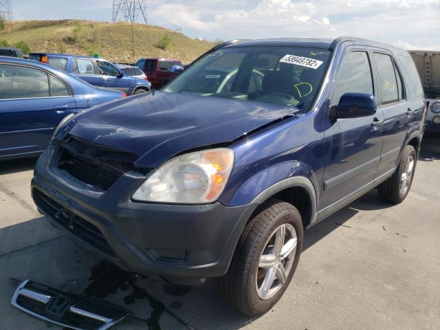 Photo 2 from auction – 2004 HONDA CR-V EX with VIN JHLRD78804C043095
