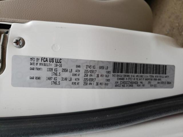 Photo 10 from auction – 2017 DODGE GRAND CARA with VIN 2C4RDGCG7HR604630