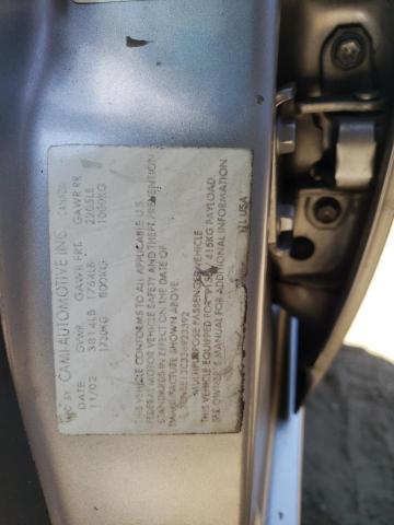 Photo 10 from auction – 2003 CHEVROLET TRACKER with VIN 2CNBE13C336923392