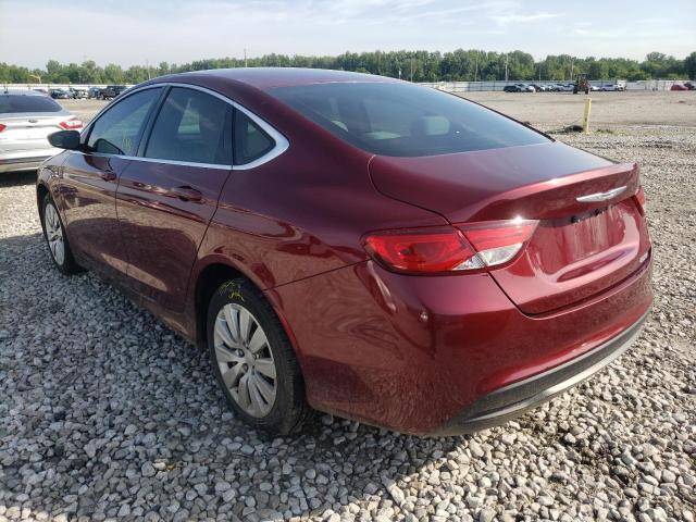 Photo 3 from auction – 2015 CHRYSLER 200 LX with VIN 1C3CCCFB8FN560752