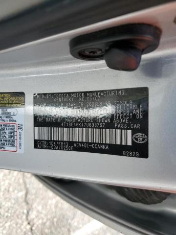 Photo 10 from auction – 2007 TOYOTA CAMRY CE with VIN 4T1BE46K47U698797