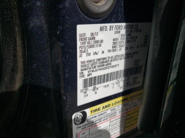 Photo 10 from auction – 2014 FORD EXPEDITION with VIN 1FMJU1K52EEF00271