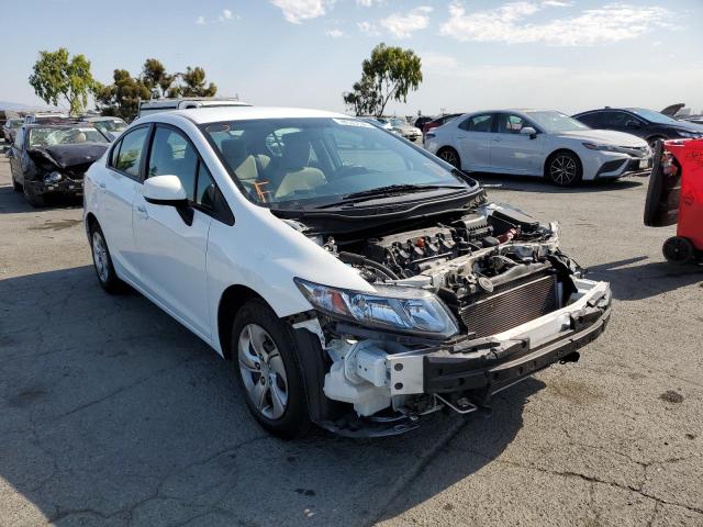 HONDA CIVIC LX 2013 with VIN 19XFB2F50DE287288 - Photo from auction