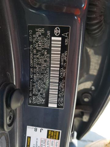 Photo 10 from auction – 2010 TOYOTA PRIUS with VIN JTDKN3DU4A1262818