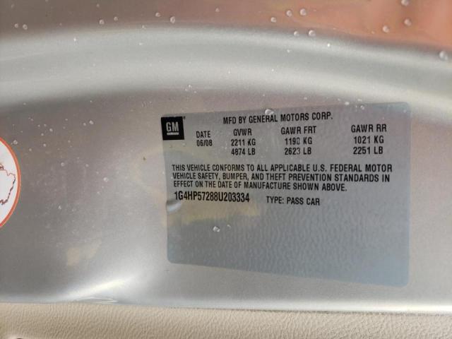 Photo 10 from auction – 2008 BUICK LUCERNE CX with VIN 1G4HP57288U203334