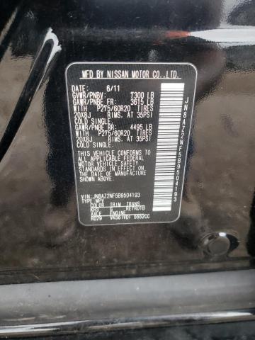 Photo 10 from auction – 2011 INFINITI QX56 with VIN JN8AZ2NF5B9504193