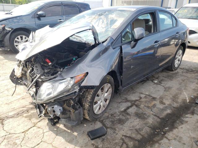Photo 2 from auction – 2012 HONDA CIVIC LX with VIN 2HGFB2F55CH585419