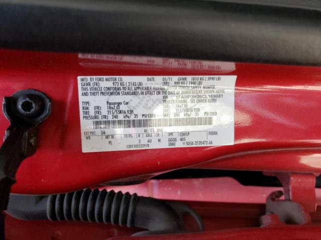 Photo 10 from auction – 2012 FORD FOCUS SEL with VIN 1FAHP3H26CL169681