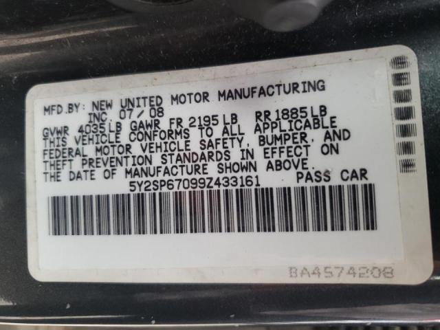 Photo 10 from auction – 2009 PONTIAC VIBE with VIN 5Y2SP67099Z433161