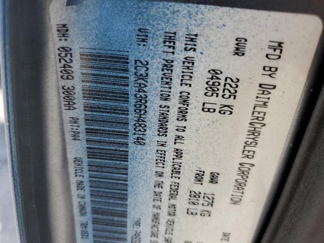 Photo 10 from auction – 2006 CHRYSLER 300 with VIN 2C3KA43R66H483140