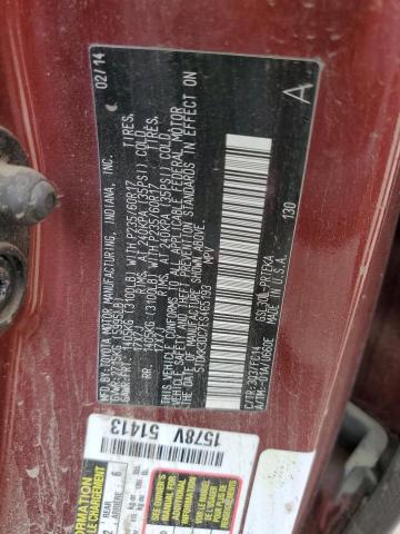 Photo 10 from auction – 2014 TOYOTA SIENNA LE with VIN 5TDKK3DC7ES465193