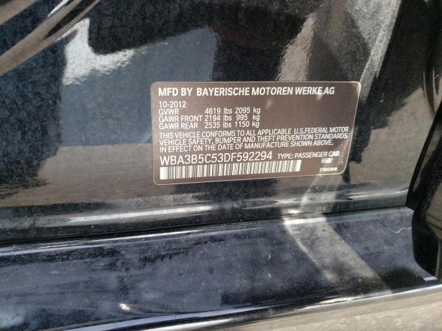 Photo 10 from auction – 2013 BMW 328XI SULE with VIN WBA3B5C53DF592294