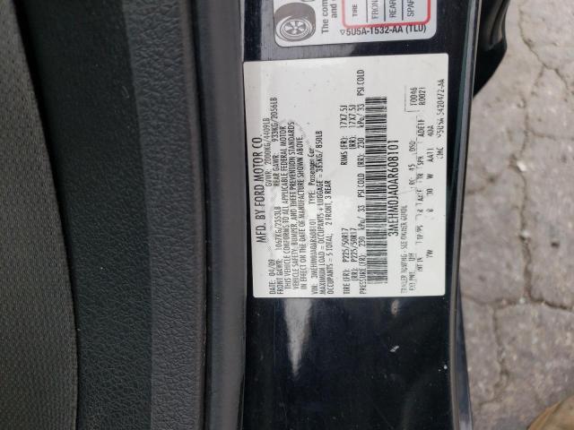 Photo 10 from auction – 2010 MERCURY MILAN PREM with VIN 3MEHM0JA0AR608101