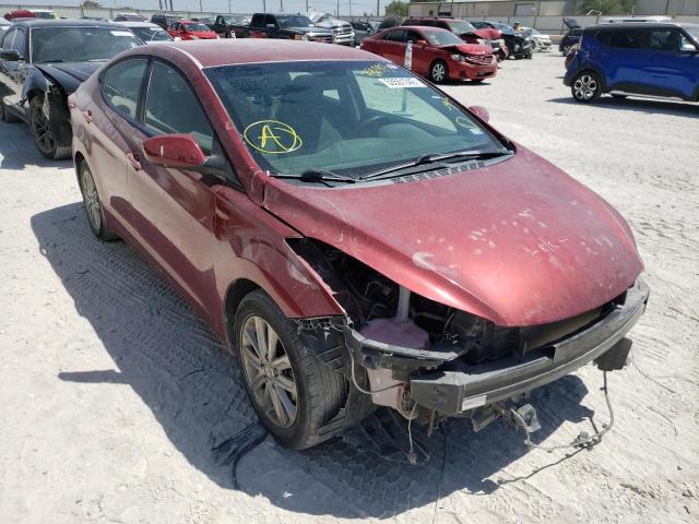 HYUNDAI ELANTRA SE 2016 with VIN 5NPDH4AE4GH786393 - Photo from auction