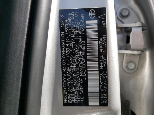 Photo 10 from auction – 2014 TOYOTA PRIUS C with VIN JTDKDTB34E1558618