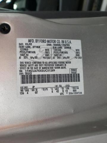 Photo 10 from auction – 2002 FORD EXPLORER S with VIN 1FMZU67EX2UC51289