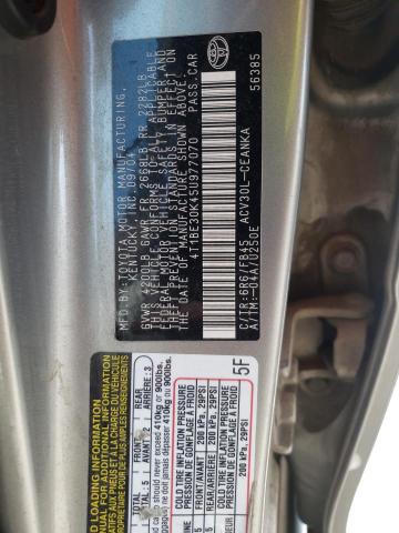 Photo 10 from auction – 2005 TOYOTA CAMRY LE with VIN 4T1BE30K45U977070