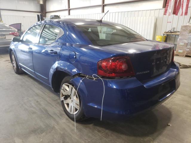 Photo 3 from auction – 2012 DODGE AVENGER SE with VIN 1C3CDZAB0CN324051