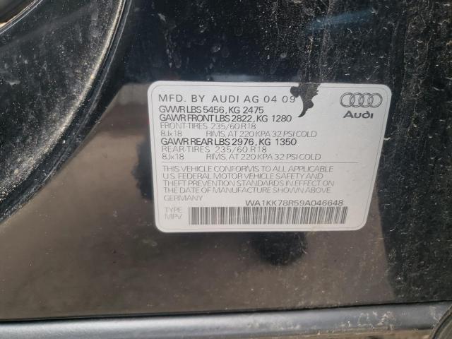 Photo 10 from auction – 2009 AUDI Q5 3.2 with VIN WA1KK78R59A046648