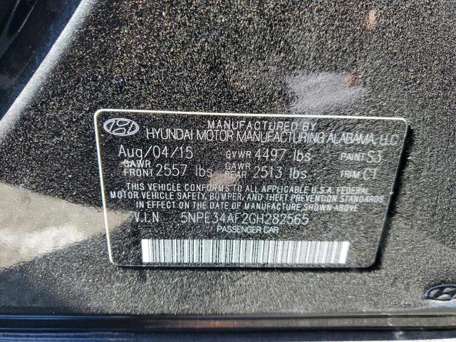 Photo 10 from auction – 2016 HYUNDAI SONATA SPO with VIN 5NPE34AF2GH282565
