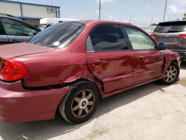 Photo 9 from auction – 2003 KIA SPECTRA BA with VIN KNAFB121235302216