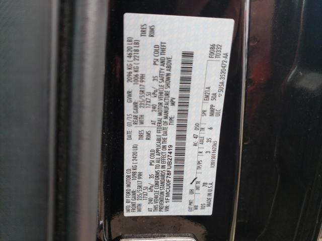 Photo 10 from auction – 2015 FORD ESCAPE S with VIN 1FMCU0F78FUB27419