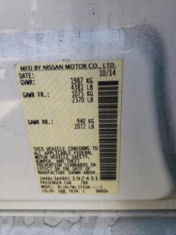 Photo 10 from auction – 2015 NISSAN ALTIMA 3.5 with VIN 1N4BL3AP8FC197431