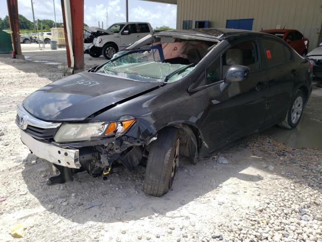 Photo 2 from auction – 2012 HONDA CIVIC LX with VIN 19XFB2F57CE083859