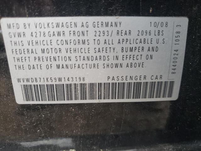 Photo 10 from auction – 2009 VOLKSWAGEN RABBIT with VIN WVWDB71K59W143198