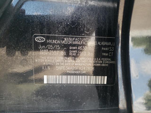 Photo 10 from auction – 2015 HYUNDAI SONATA SPO with VIN 5NPE34AB9FH247808