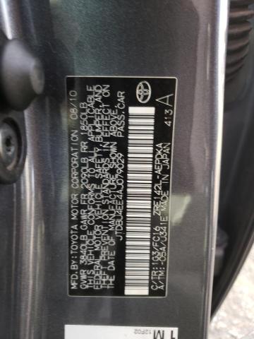 Photo 10 from auction – 2010 TOYOTA COROLLA with VIN JTDBU4EE4AJ079029