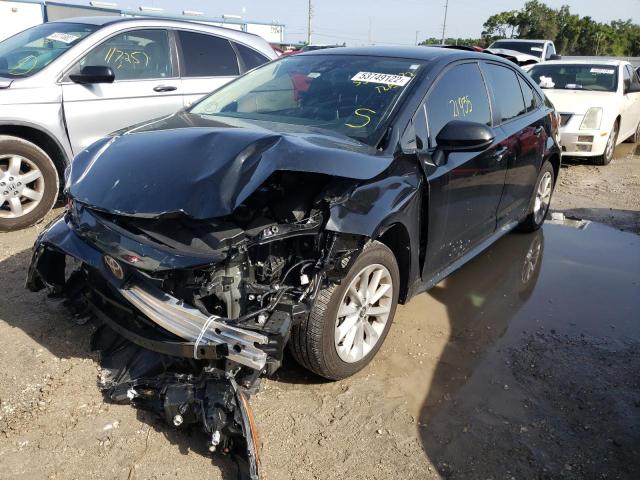 Photo 2 from auction – 2021 TOYOTA COROLLA LE with VIN JTDVPMAE2MJ163896