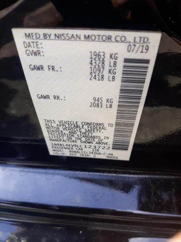 Photo 10 from auction – 2020 NISSAN ALTIMA SL with VIN 1N4BL4EV9LC123722